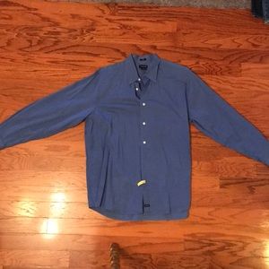 Blue button down long sleeve